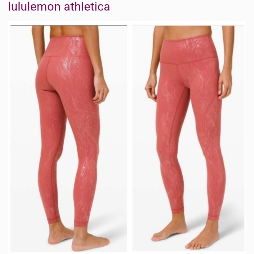 Lululemon Wunder Under High-Rise Tight 28" *Shine Size 8